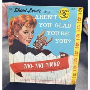Mint! Shari Lewis “Aren’t You Glad You’re You?” Charlie Horse 45 Perfect!